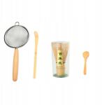  Matcha eszközök, teahabverő, kanál, teáskanál