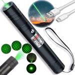 ZeeTech Lézermutató Pointer Lézer Zöld Erős 200m Hatótávolság Usb-c Töltés (Wskaźnik laserowy USB mocny laser zielony)