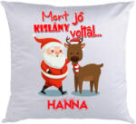  Mikulás párna mintával és névvel