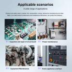  2 az 1-ben Digitális Hőkamera Multiméter 2, 8 hüvelykes színes kijelző Hm (AG250904090508)