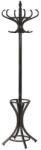 HM Cuier pom lemn curbat HM W30, cu 12 agatatori, suport umbrela, wenge (00001597)