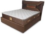 Saltex Saltea ortopedica, Lux Memory Piemond cu topper, 180x200x32cm, fermitate tare, cu plasa arcuri, memory foam 2, 5 cm, husa matlasata, sistem de aerisire perimetral, greutate maxima sustinuta 120 kg uti Saltea