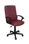 UNIC Scaun directorial GN72, piele ecologica, inaltime reglabila, 100 kg, bordo (00002665-4179)