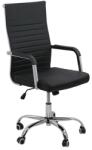 XACT Scaun directorial OFF 319, ergonomic, piele ecologica, mecanism balans, baza cromata, 110 kg (00002289-1990)