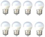 Crystal Set 8 Becuri Drimus Led E27 Lumina Calda 4W DLF 3040 (S1138x8)