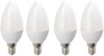 Crystal Set 4 Becuri LED Drimus E14 6W lumina rece DL 6062 (S1484x4)