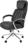 HM Scaun directorial HM Romano, piele ecologica, mecanism de balansare, negru (00004099)