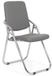 Chairs ON Scaun pliant metalic HRC 609, piele ecologica, fix, 110 kg (00001093)