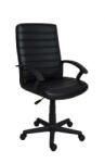 UNIC Scaun directorial GN72, piele ecologica, inaltime reglabila, 100 kg, negru (00002665-4270)