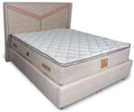 Saltex Saltea cu arcuri individuale, Pocket Memory Piemond cu topper, 180x200x32cm, fermitate medie spre soft, memory foam 2, 5 cm, husa matlasata, sistem de aerisire perimetral, greutate maxima sustinuta 10 Saltea