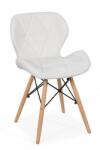 XACT Scaun bucatarie si living BUC 241, ergonomic, piele ecologica, cadru lemn, 110 kg (00002756)