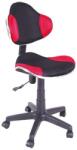 SL Scaun birou copii SL G2, Ergonomic, Stofa, Inaltime reglabila, Cadru polipropilena, 60 kg, Rosu Negru (00002395)