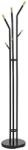 SL Cuier pom metalic SL Sander, 6 agatatori, suport umbrela, negru (00003896)