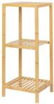 KALENDA Etajera depozitare si organizare KL271, cu 3 rafturi, lemn, multifunctional, natur (00004118) Raft