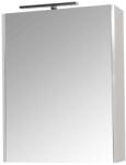 BD Dulap baie cu oglinda GN5011, MDF, iluminare led, 60 cm, usa, 3 rafturi, soft close, alb (00003423)