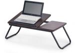 HM Masa laptop plianta HM B19, unghi de inclinare ajustabil, MDF, nuc inchis (00002754)