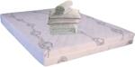 SaltSib Set Saltea ortopedica Saturn Memory Plus Comfort 140x200x20cm cu spuma poliuretanica HR, memory foam 4 cm, husa hipoalergenica, fermitate mediu-tare, 2 perne matlasate 50x70cm, husa antialergica lavab Saltea