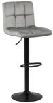 XACT Scaun de bar ABS 191B, catifea, suport picioare, rotatie 360 , cadru metalic, inaltime ajustabila, 100 kg (SKU-10057)