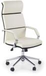 HM Scaun directorial HM Costa, Ergonomic, Cadru Otel, Piele ecologica, Inaltime ajustabila, Mecanism balansare, 110 kg, 124x60x63 cm, Crem (00001748)