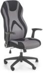 Halmar Scaun directorial HM Jofrey, gaming, tapiterie stofa, cadru polipropilena, mecanism de balans, cotiere incluse, 100 kg, gri negru (00003243)