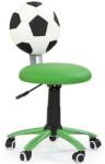 HM Scaun birou copii HM Gol, Piele ecologica, Inaltime ajustabila, Roti cauciucate, 90 Kg, Verde (00001792)