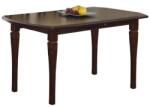 HM Masa living extensibila HM Fryderyk, blat MDF laminat, picioare lemn masiv, 10 persoane, 160-240x90x74 cm, nuc (00003610)