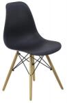 XACT Scaun bucatarie din ABS, BUC 232P, ergonomic, cadru lemn, 100 kg (00002226-1064)