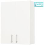 BD Dulap baie suspendat Roma, front MDF, 2 usi, polita, 50 x 68 cm, alb (00003538)