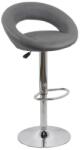 XACT Scaun bar cu spatar ABS 151, rotativ, cadru cromat, inaltime reglabila, suport picioare, 100 kg (00000860)