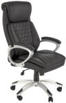 HM Scaun directorial HM Thomas, piele ecologica, mecanism de balansare, cadru polipropilena, 100 kg, negru (00004008)