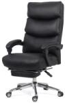 XACT Scaun directorial OFF 422, perne duble, piele ecologica, suport picioare retractabil, mecanism a-sincron, 120 kg (SKU-10137-3823)