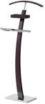 HM Portmantou suport haine HM WU13, lemn, baza metalica cromata, 117 cm, wenge (00002144)
