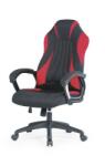 Halmar Scaun directorial HM Sheriff, gaming, tapiterie stofa, inaltime ajustabila, mecanism de balans, cotiere incluse, 100 kg, negru rosu (00003463)