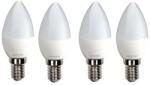 Crystal Set 4 Becuri cu led 4W E14 Lumina calda LF 3042 (S1140x4)
