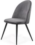 XACT Scaun living si bucatarie BUC 207, catifea, spatar curbat, picioare metalice, 120 kg (SKU-10170)
