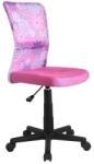 HM Scaun birou copii HM Dingo, Ergonomic, Cadru Polipropilena, Mesh, Inaltime ajustabila, 80 kg, 98x41x56 cm, Roz (00001628)