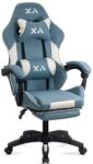 Chairs ON Scaun gaming OFF 295, spatar reglabil, suport picioare, stofa, robust, cadru polipropilena, rabatabil, 100 kg (SKU-10643)