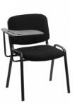 Chairs ON Scaun conferinta cu masuta rabatabila HRC 606, ergonomic, stofa, cadru metalic, 120 kg (00001381-1184)