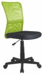 HM Scaun birou copii HM Dingo, Ergonomic, Cadru Polipropilena, Mesh, Inaltime ajustabila, 80 kg, 98x41x56 cm, Verde (00001977)