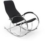 HM Scaun balansoar HM Ben 2, stofa, cadru cromat, 90 kg, negru (00002629) Balansoar