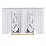  Jacquard függöny fehér klasszikus160x400 hálószoba nappali függöny 400x160 (MELKA 160x400)