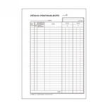 Bluering Időszaki pénztárjelentés A/4 álló 25x2+2lapos b. 13-21/VX Bluering® (NYOMTB1321VX) - iroszer24