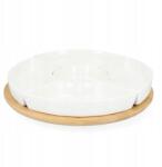 Homla Fincan salátás tál, tálakkal, fehér 30cm Homla (JNSNASC163849)