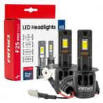 AMiO Kit becuri cu LED F25 PRO BLACK H3 68W 12/24V CANBUS (04718)