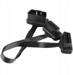  OBD2 Obdii 16 PIN-es Hosszabbító Kábel Férfi 2 Női Csatlakozóval, Adapter, 30CM (03622)