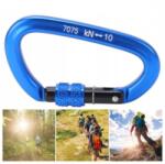  10KN Zárócsavaros Alumínium Karabiner (2718210054911)