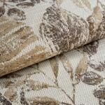 Lech kárpit szövet flora 2 ár 0, 5 méterre, lenvászon utánzat (flora 2)