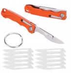  Mini Titán Ötvözet Zseb Kulcstartó Összecsukható Kés Kempingezéshez Outdoor Edc (2718200138011)