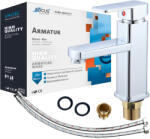 Focus Sanitar Fürdőszobai Mosdó Csaptelep Álló Pultra Szerelhető Csaptelep Cubic Mosdóhoz (6001072)