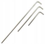 Schwarz Werkzeuge Rúdak bitekhez, Vonórúdak karosszéria-javító bitekhez, 3 db-os készlet, 10 cm, 18 cm, 30 cm (Zestaw spotter cięgna do bitów puller 3s)